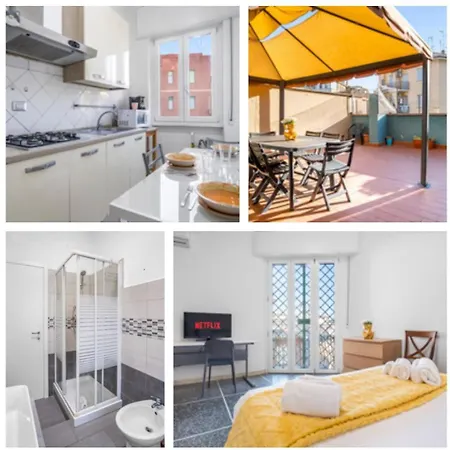Three-room With Terrace Just A Few Minutes From The Vatican アパート ローマ